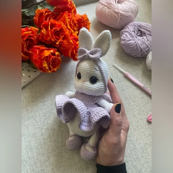 ‼️Handmade/Crochet Bunny‼️